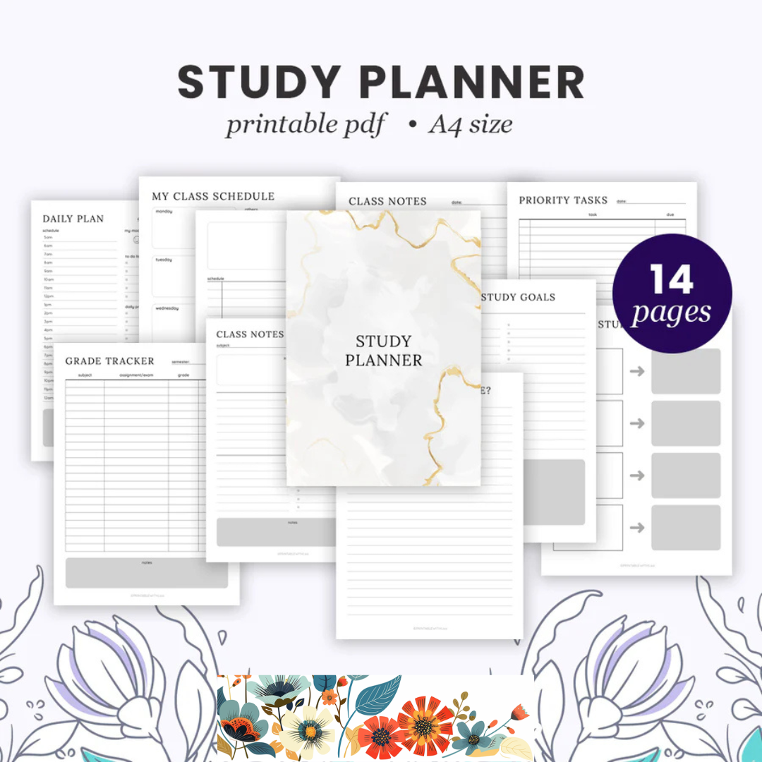 The Ultimate ADHD Planner – Printable Toolkit for Focus & Productivity